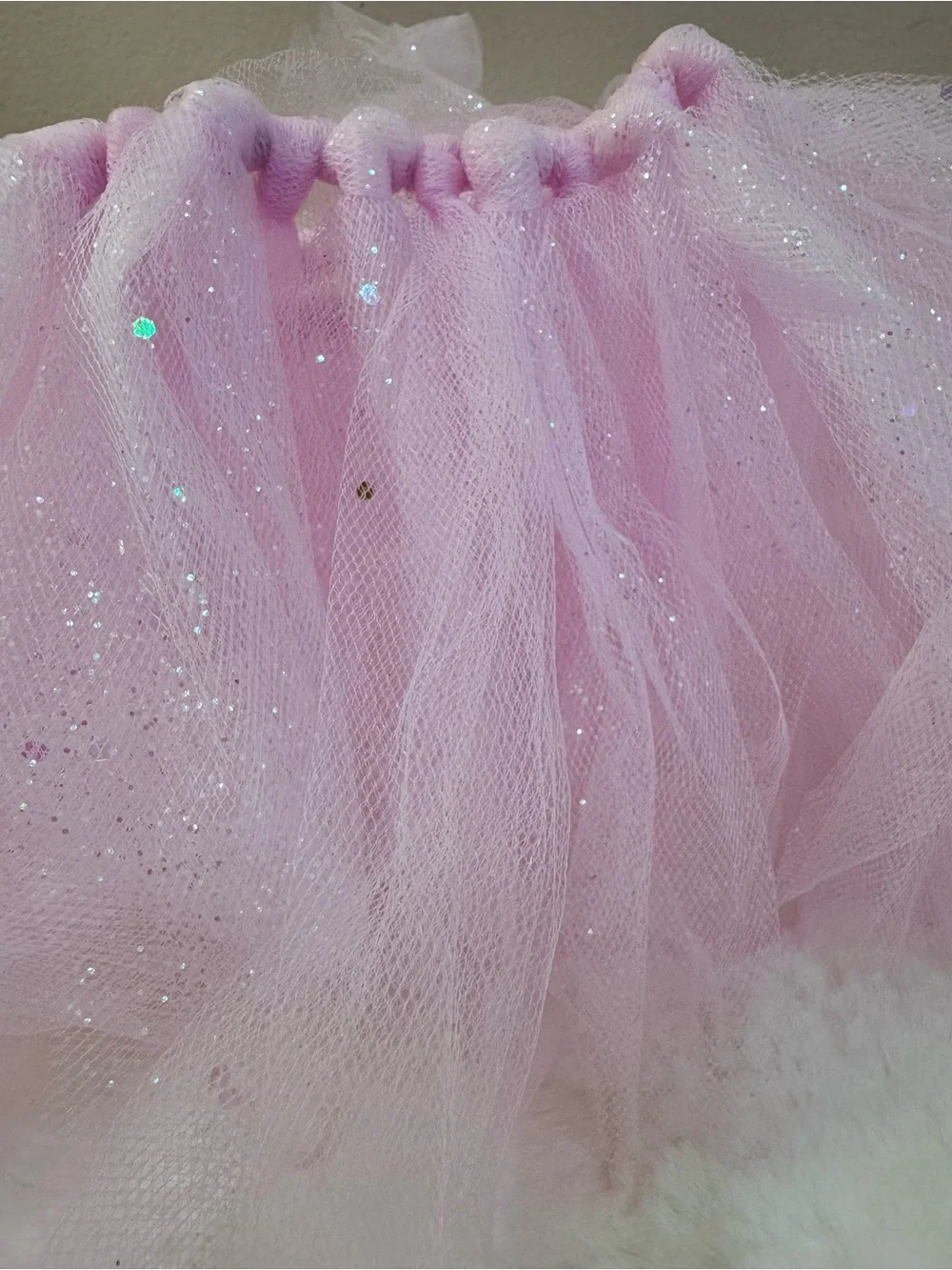 Lot of 7 Tulle Vase Pink Tutu, 7- inch, Baby Shower Centerpiece